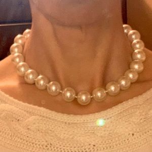 Ralph Lauren Oversized Faux Pearl Necklace